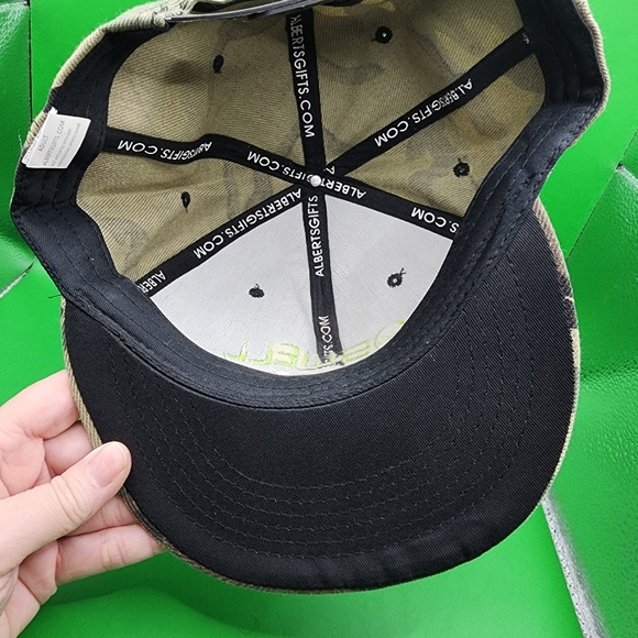 Alien UFO Roswell New Mexico Baseball Cap Dad Hat Snapback Green Camo - Picture 6 of 6